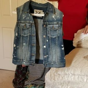 Denim vest